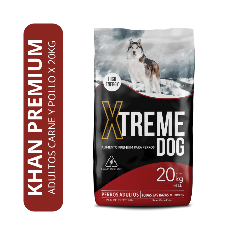 Alimento Premium Perro Todas Razas Carne Pollo Xtreme 20 Kg